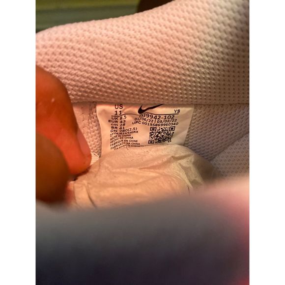 NEW Nike Air Force 1 Low Orange Paisley Shoes DJ9942-102 Size 11 Womens / 9.5 Me - Picture 8 of 8